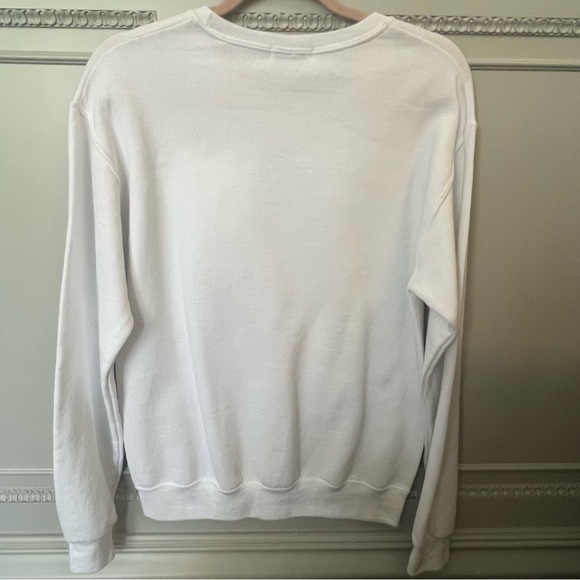 NWT Yvette Mandell Small White with Pink Heart Sweatshirt. 💕 - Picture 4 of 4